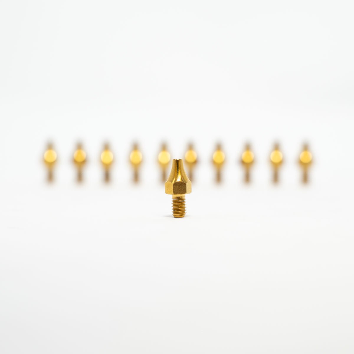 Titanium Prickly Footpeg Pins - Arctic Leopard USA