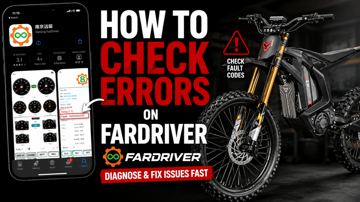 How to Check Fardriver Error Codes on Arctic Leopard - Arctic Leopard USA