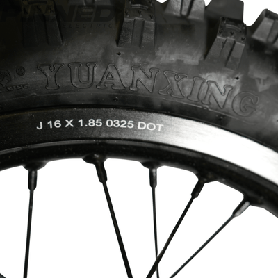 Arctic Leopard XE Pro 16" Rear Wheel and Dirt Tires (Arctic Leopard XE Pro OEM)