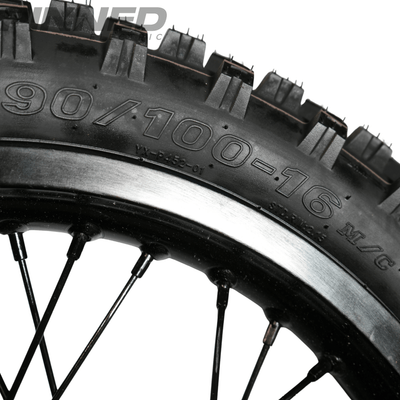 Arctic Leopard XE Pro 16" Rear Wheel and Dirt Tires (Arctic Leopard XE Pro OEM)