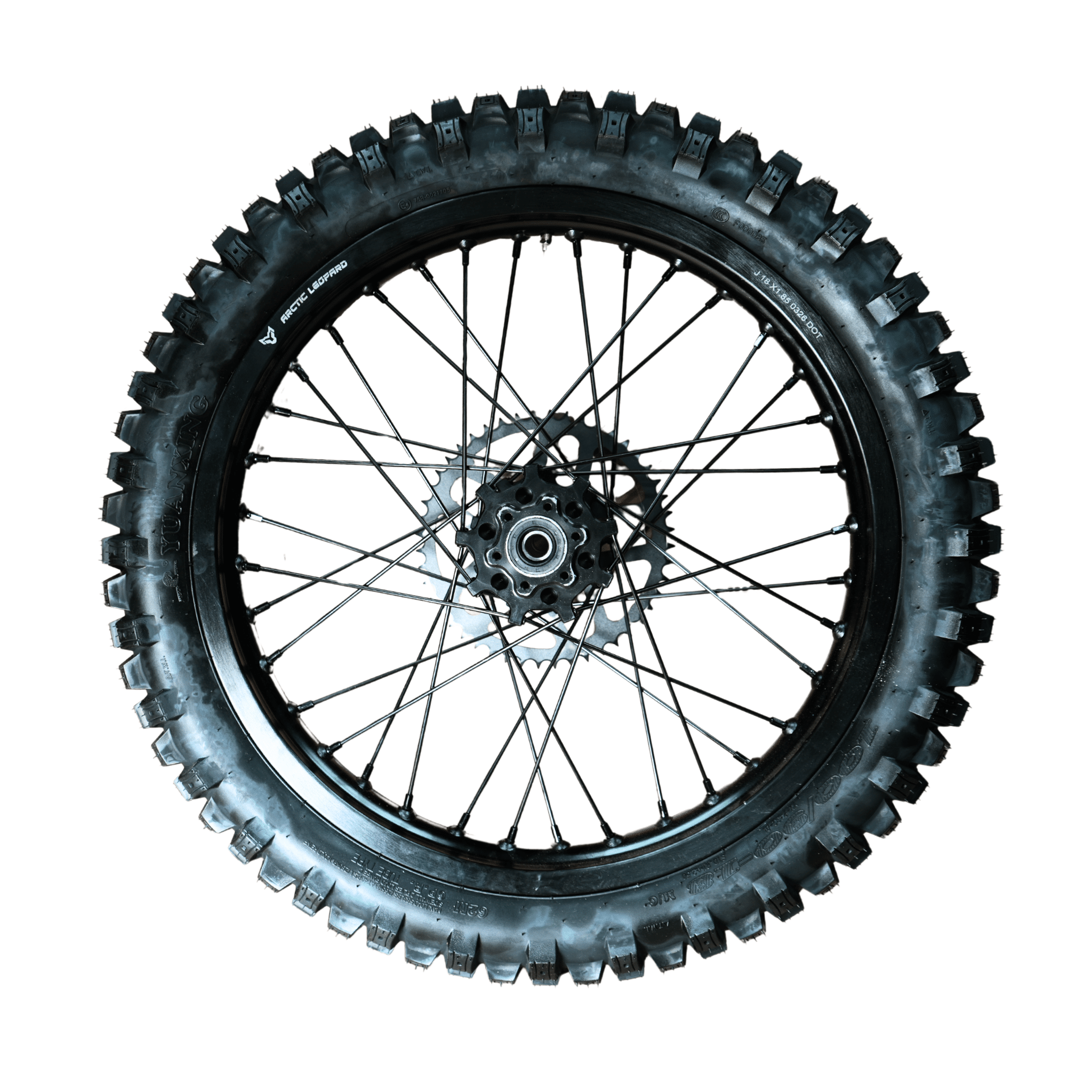 Arctic Leopard XE Pro S Enduro and Pro R 18" Rear Wheel Set (Minor Shipping Damage!) - Arctic Leopard USA