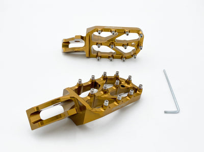 E-Moto Elite Foot Pegs (Collective) - Arctic Leopard USA