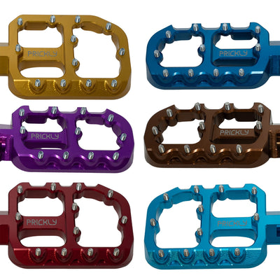 Prickly Foot Pegs MX - Arctic Leopard USA