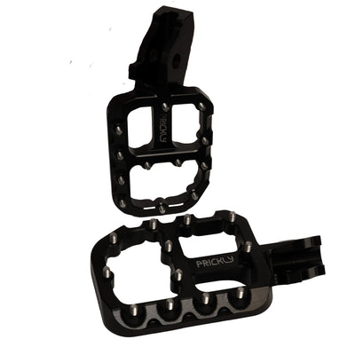 Prickly Foot Pegs Wide - Arctic Leopard USA