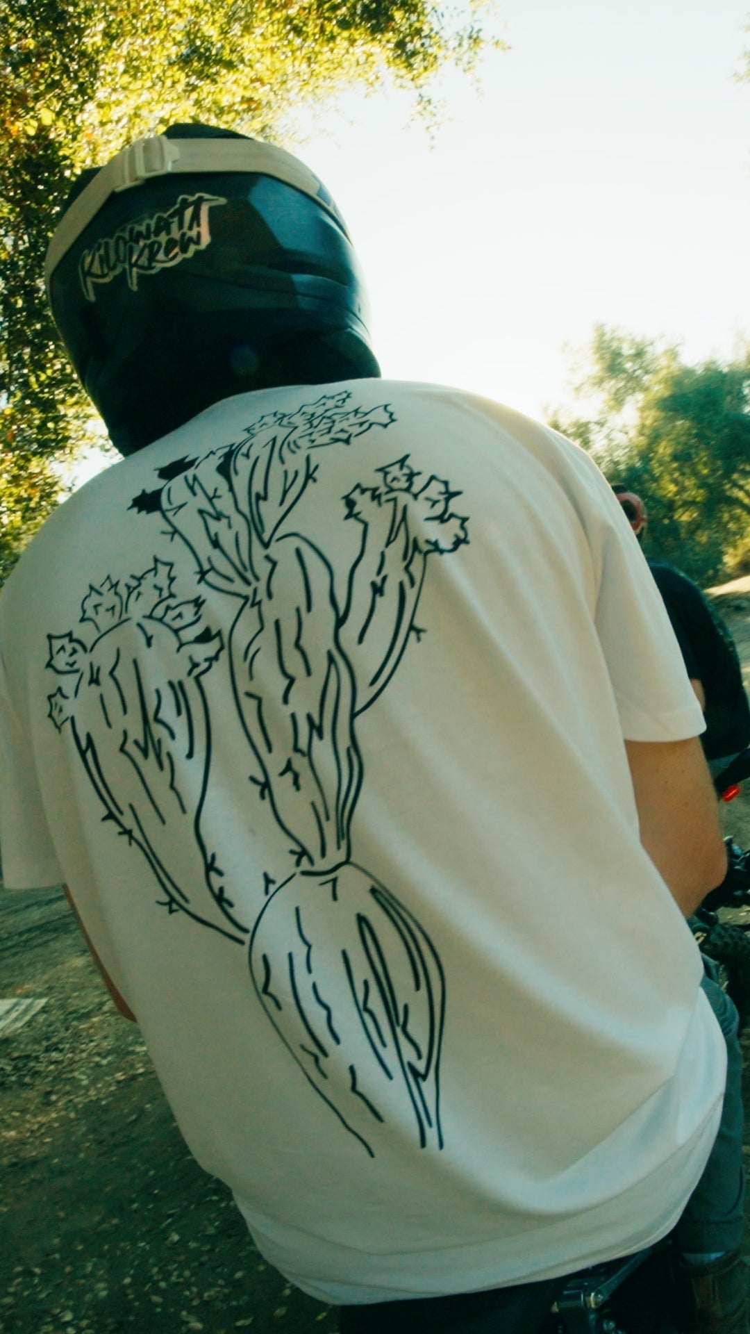 Prickly Pear White Tee - Arctic Leopard USA