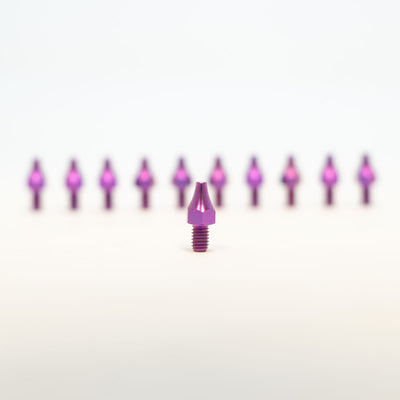 Titanium Prickly Footpeg Pins