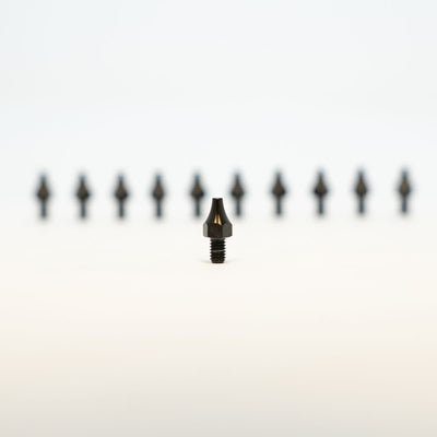Titanium Prickly Footpeg Pins - Arctic Leopard USA