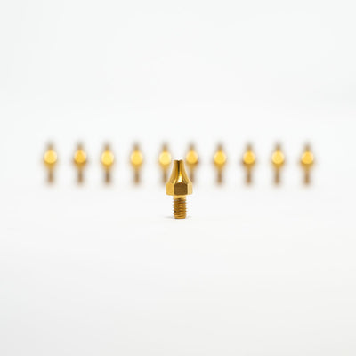 Titanium Prickly Footpeg Pins - Arctic Leopard USA