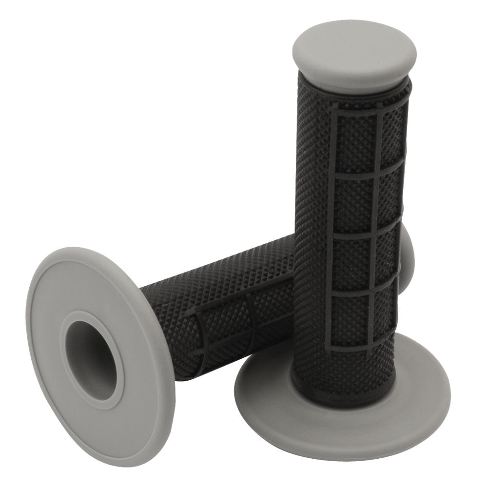 TUSK Dual Compound MX Grips - Black/Grey - Arctic Leopard USA