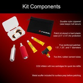 TUSK Tube Repair Kit W/CO2 Inflator - Arctic Leopard USA